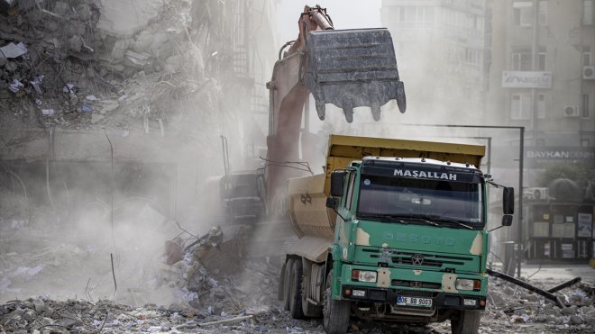 Malatya'da enkaz kaldırma çalışmalarında sona gelindi