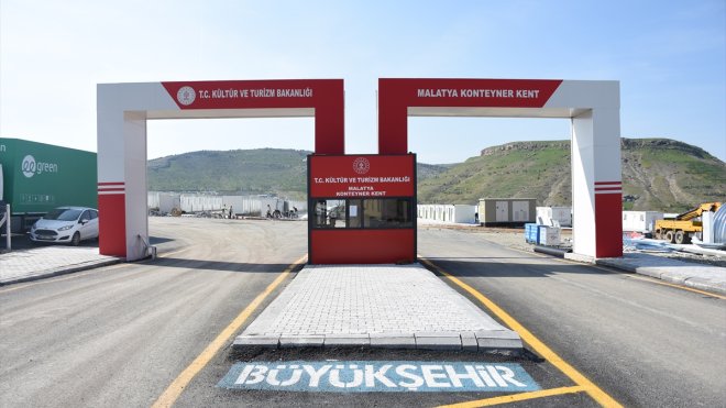 Kültür ve Turizm Bakanlığınca Malatya'da 1200 konteynerlik yaşam alanı kuruluyor