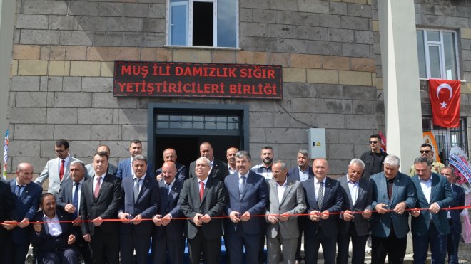 Muş'ta Damızlık Sığır Yetiştiricileri Birliği hizmet binası tamamlandı