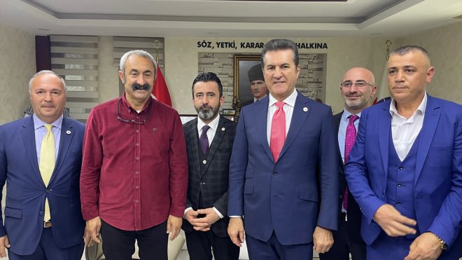 TDP Genel Başkanı Sarıgül, Tunceli Belediye Başkanı Maçoğlu'nu ziyaret etti: