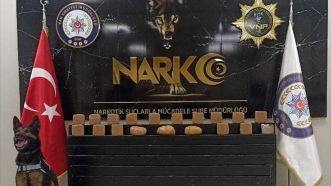 Van'da geçen hafta 55 kilo 500 gram uyuşturucu ele geçirildi
