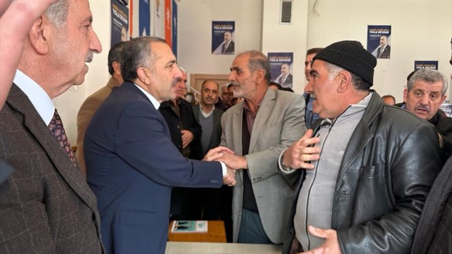 Erciş'te AK Parti Seçim İrtibat Bürosu açıldı