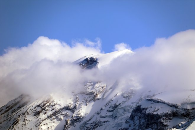 kar oldu yağışı Ağrı Dağı