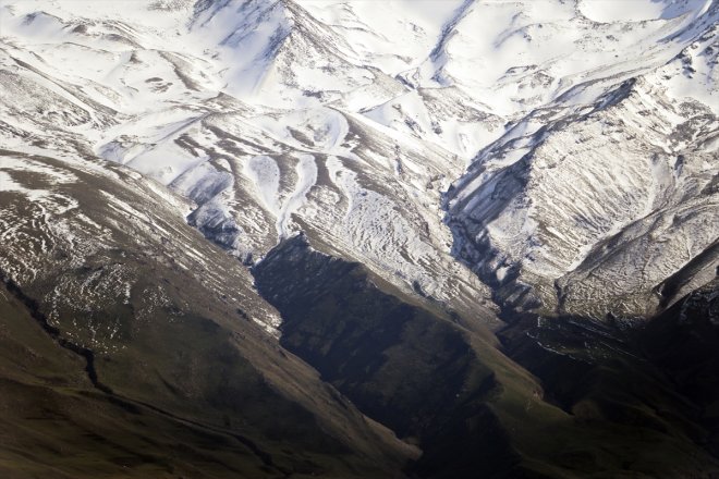 kar etkili Ağrı yağışı Dağı
