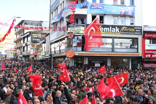 mitinginde Cumhurbaşkanı CHP ve Ağrı Başkanı konuştu: Genel Kılıçdaroğlu, adayı 1