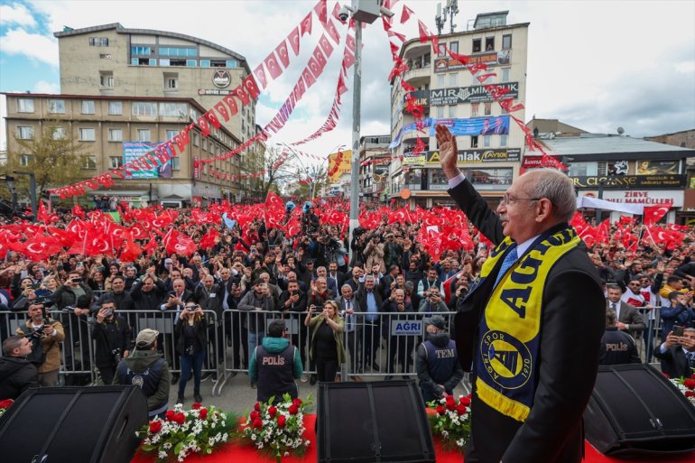Cumhurbaşkanı adayı ve CHP Genel Başkanı Kılıçdaroğlu, Ağrı mitinginde konuştu:9