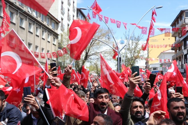 adayı konuştu: CHP Genel Ağrı Kılıçdaroğlu, Cumhurbaşkanı ve mitinginde Başkanı 3