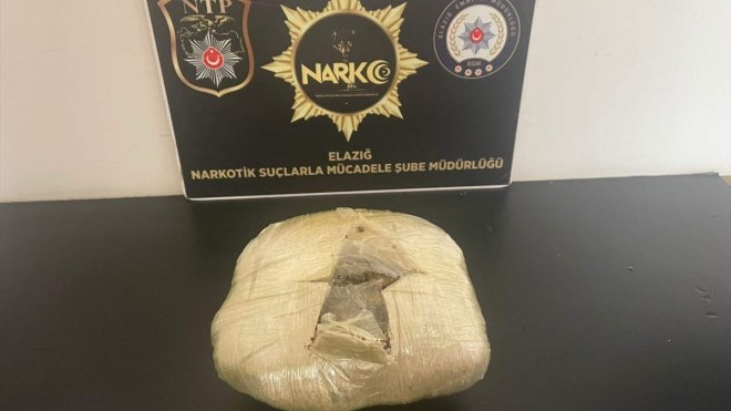 Elazığ'da uyuşturucu operasyonunda yakalanan zanlı tutuklandı