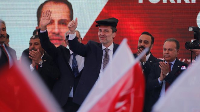 Yeniden Refah Partisi Genel Başkanı Erbakan, Elazığ'da konuştu: