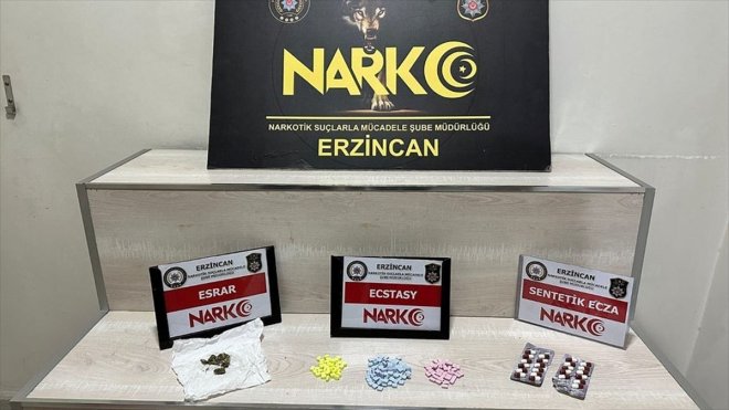 Erzincan'da uyuşturucu operasyonlarında 4 zanlı tutuklandı