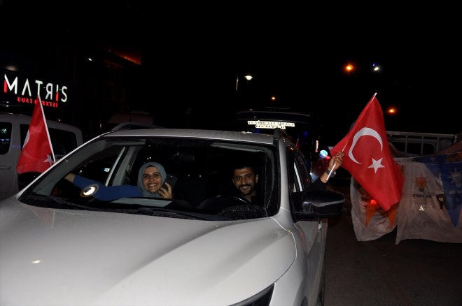 Cumhurbaşkanı kutlanıyor KAHRAMANMARAŞ (2) - başarısı seçim Erdoğan