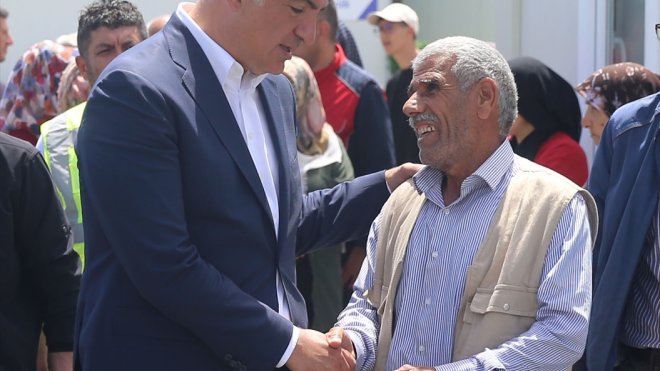 Kültür ve Turizm Bakanı Ersoy, Malatya'da konteyner kentleri ziyaret etti