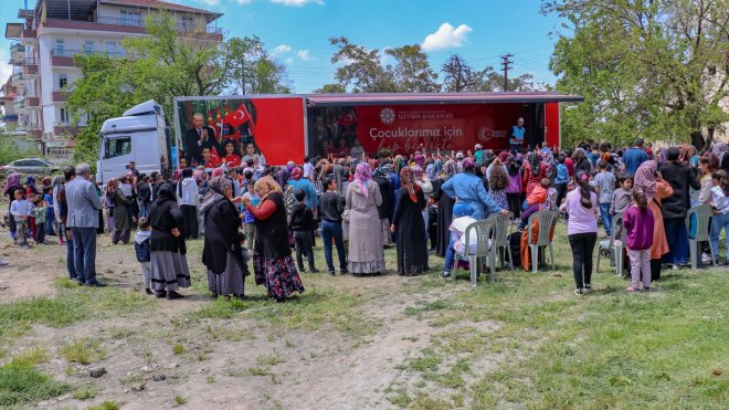 Cumhurbaşkanlığı İletişim Başkanlığı Malatya'da depremzede çocuklar için etkinlik düzenledi