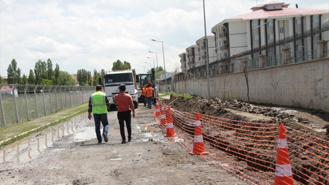 Malazgirt'te doğal gaz çalışmalarına başlandı