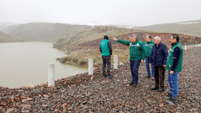 Narman Şehitler Barajı sulu tarım yapılan Erzurum
