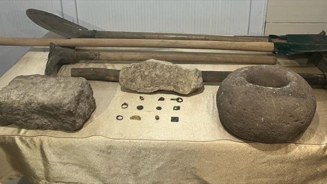 Tunceli'de kaçak kazı yapan 3 şüpheli gözaltına alındı