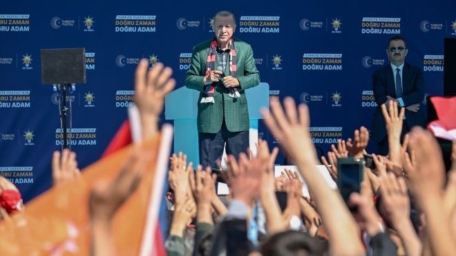 Cumhurbaşkanı ve AK Parti Genel Başkanı Erdoğan partisinin Van mitinginde konuştu: (3)