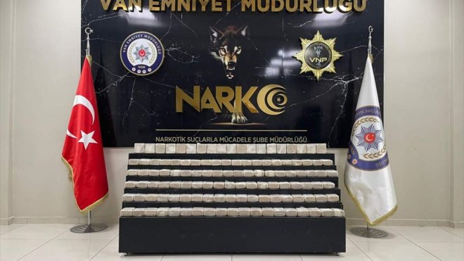 Van'da 60 kilo 500 gram eroin ele geçirildi