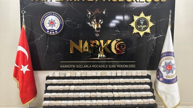 Van'da geçen hafta 401 kilo 100 gram uyuşturucu ele geçirildi