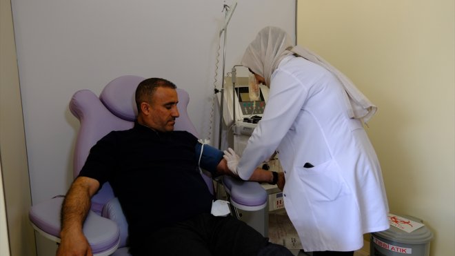 Van'da kan alma ve aferez ünitesi açıldı