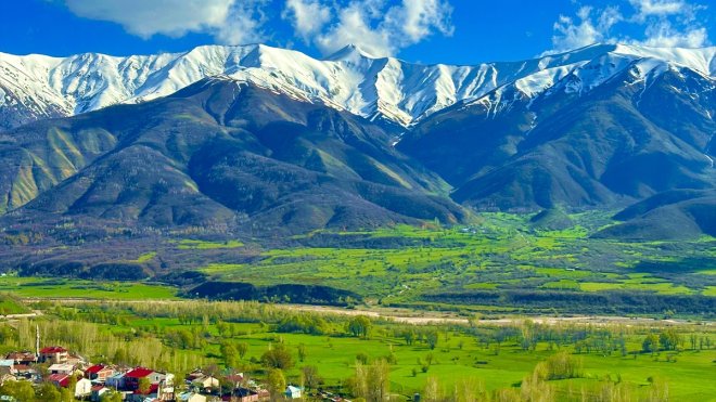 Yedisu ilçesinde ilkbahar