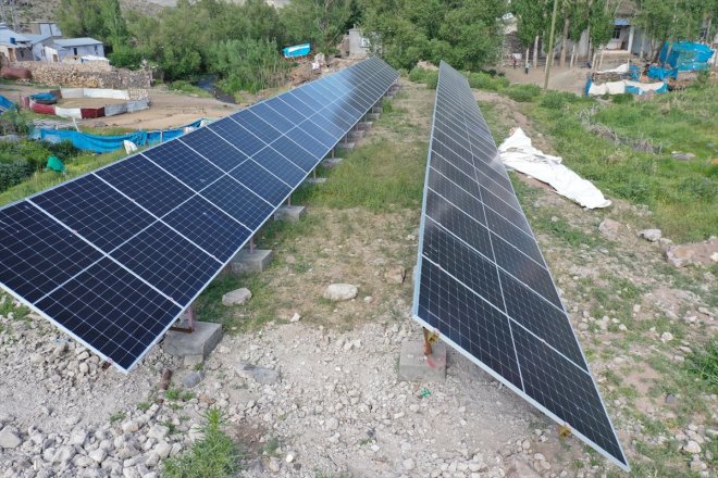 ulaşıyor enerjili sınırındaki İran güneş sistemle AĞRI eve - her su köyde 11
