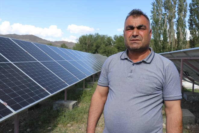 enerjili İran sınırındaki ulaşıyor güneş su her sistemle AĞRI eve - köyde 10