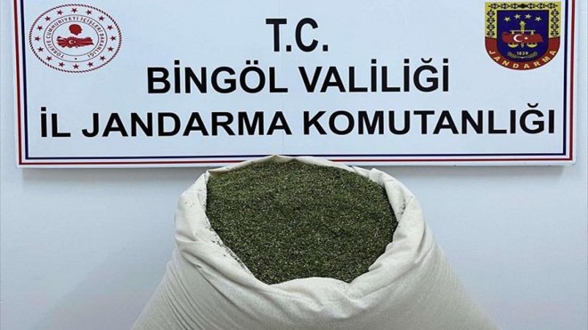 Bingöl'de 16 kilogram esrar ele geçirildi
