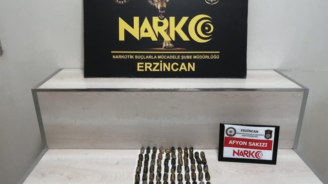 Erzincan'da yuttuğu uyuşturucuyla seyahat eden İran uyruklu tutuklandı