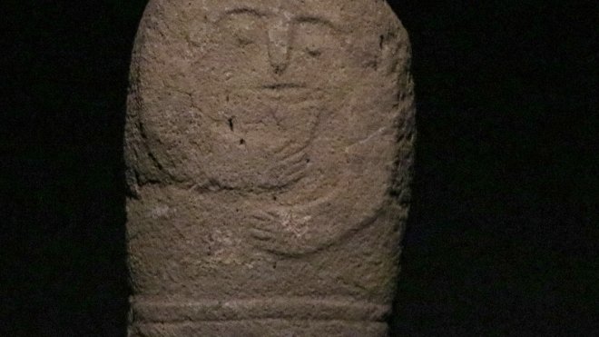 Erzurum'da bulunan "taş baba heykeli" müzede sergilenecek