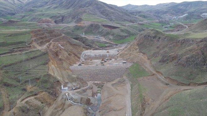 Erzurum'daki Narman Şehitler Barajı 2024'te su tutacak