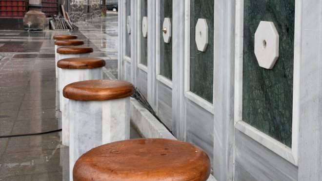 Erzurum'daki tarihi caminin muslukları köpekli hırsızların hedefinde