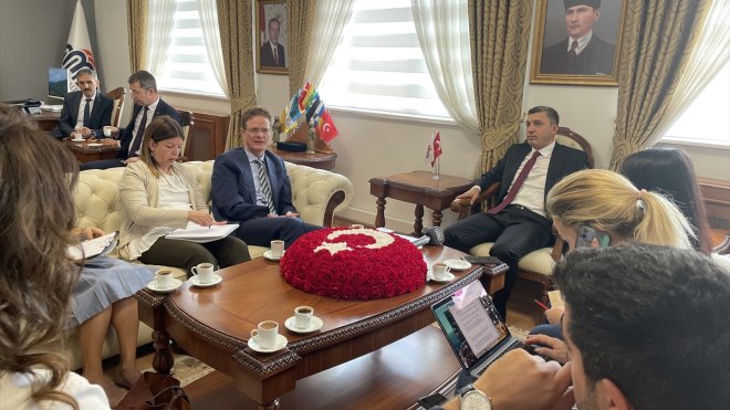 AB Türkiye Delegasyonu Başkanı Büyükelçi Meyer-Landrut Malatya'da çeşitli ziyaretlerde bulundu: