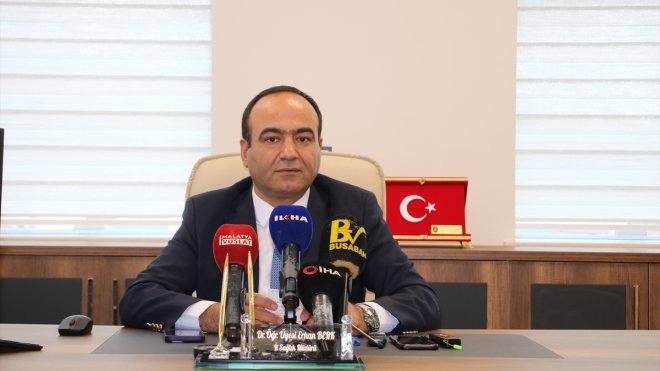 Malatya İl Sağlık Müdürü Berk'ten bulanık akan kaynak suyuna ilişkin açıklama: