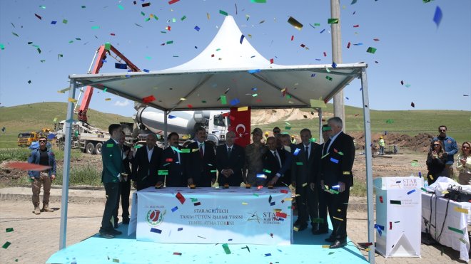 Muş'ta Tütün İşleme Fabrikası'nın temeli törenle atıldı