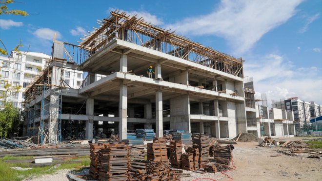 Van'da yapımına başlanan "Sporcu Fabrikası"nın inşası sürüyor