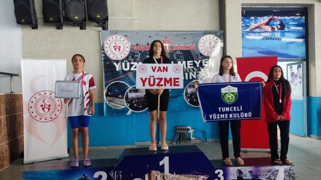 Van Gençlik ve Spor İl Müdürlüğü sporcusu Dilek, Elazığ'da birinci oldu