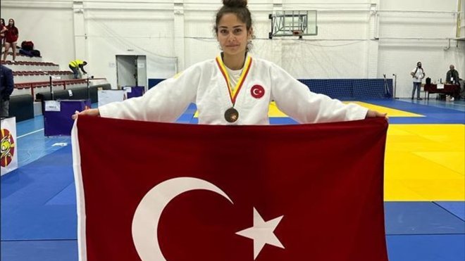 Vanlı judocular Aydın, Makedonya'dan bronz madalyayla döndü