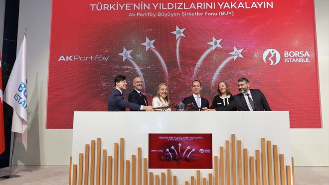 Borsa İstanbul'da gong Ak Portföy Büyüyen Şirketler Hisse Senedi Fonu için çaldı