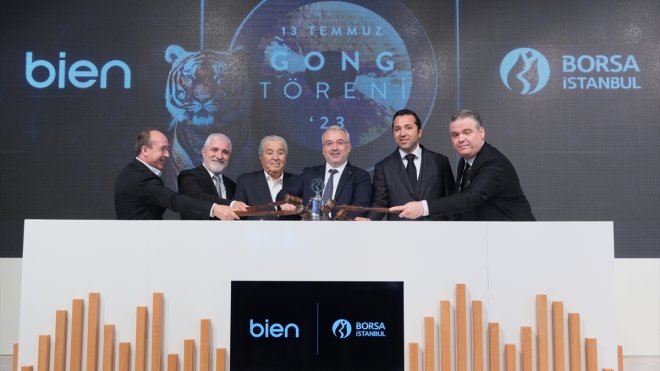 Borsa İstanbul'da gong Bien için çaldı