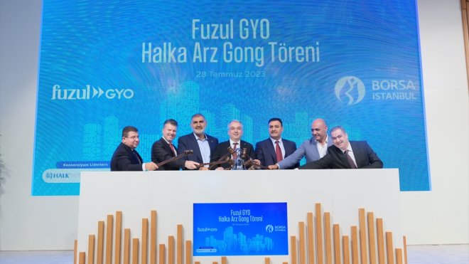 Borsa İstanbul'da gong Fuzul GYO için çaldı