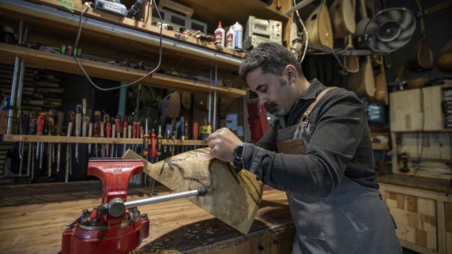 ERZURUM - Devletten aldığı destekle yaptığı bağlamalar yurt dışından ilgi görüyor1