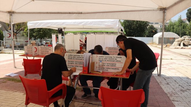 IĞDIR - Evrensel Aşura Merasimine katılanlar Kızılay