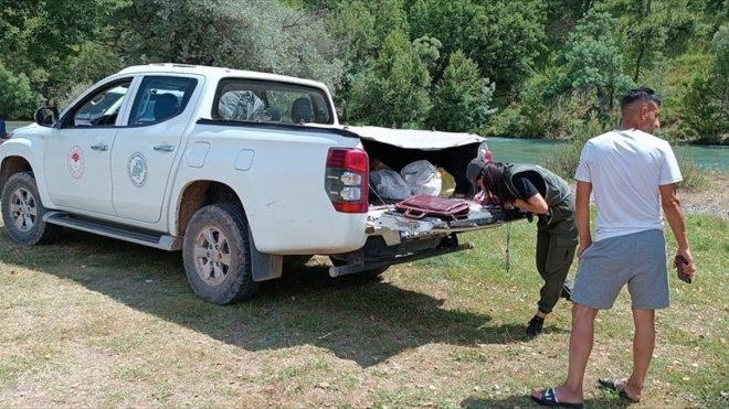 Tunceli'de kaçak balık avlayan kişilere 13 bin 232 lira ceza kesildi