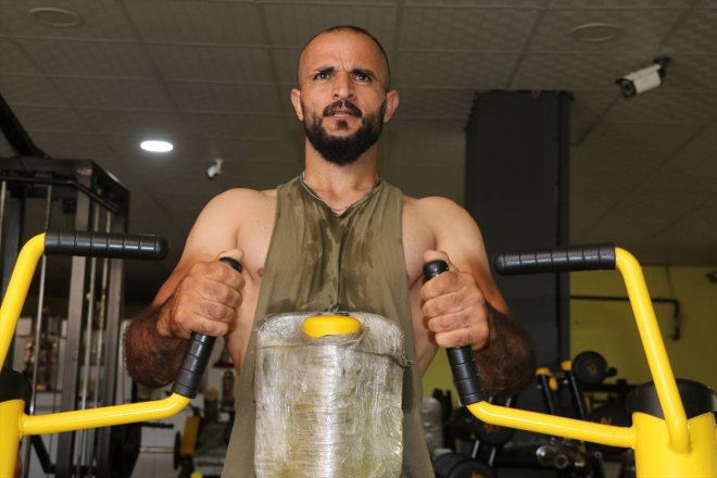 AĞRI hayata engelli Halit düşerek sporla olan tutunmaya bedensel Ağrılı çalışıyor İnşaattan - 7