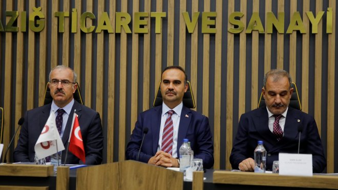 ELAZIĞ - Sanayi ve Teknoloji Bakanı Kacır, Elazığ