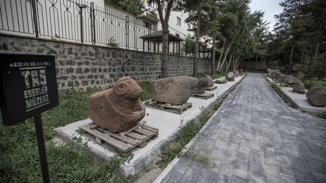 Erzurum'da 'Taş Eserler Açık Hava Müzesi' açılış için gün sayıyor