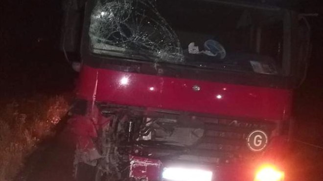 Erzurum'da tırın askeri araca çarpması sonucu 5 kişi yaralandı