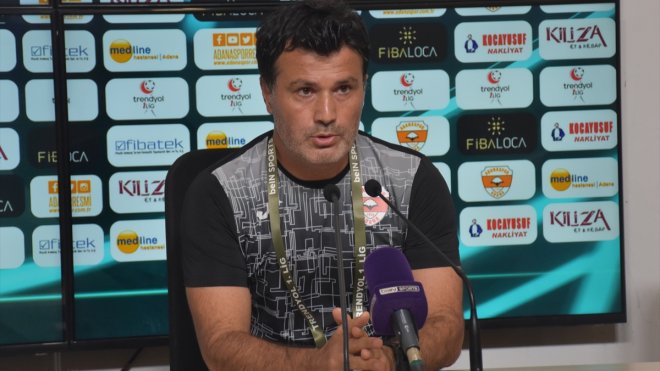 Adanaspor-Erzurumspor FK maçının ardından