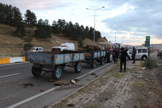 kişi trafik Ağrı